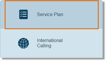 Click Service Plan.