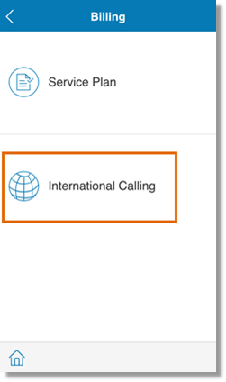 Tap International Calling.