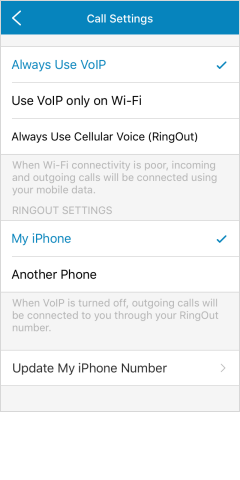 iOS Version 8.3 screen