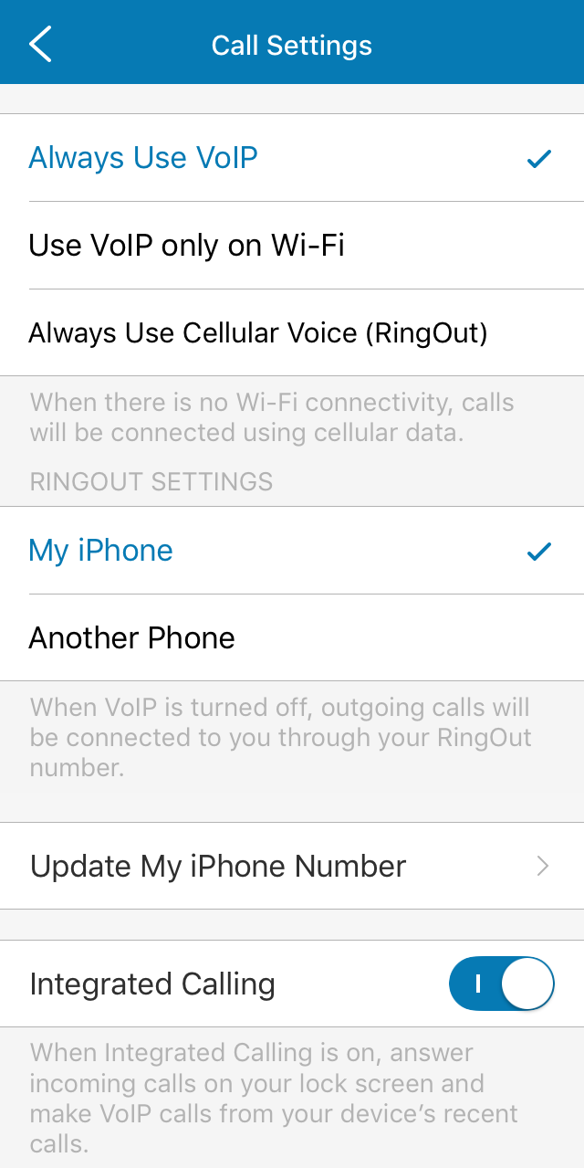 iOS Version 8.3.1 screen