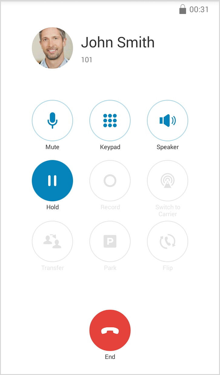 Android device screen.