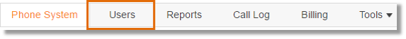Click Users.