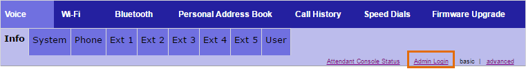 Click Admin Login