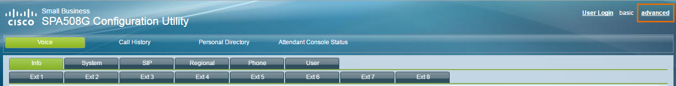Click Advanced.