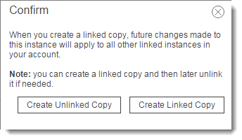 A prompt shows up asking if we'd like to link the menus. Since both Sales call queues needs to be directly identical, we'll click Create Linked Copy.