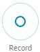 The Record button activates the On demand Call Recording feature on your extension.