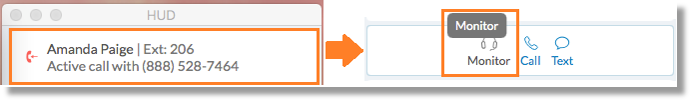 Select users that can be monitored.