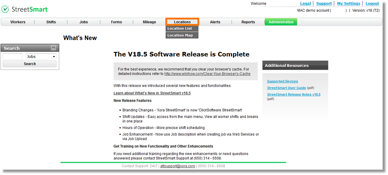 The Location Upload Template In Xora Streetsmart Web Image Of Step 6