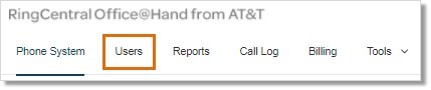 Go to the Phone System section on the Admin Portal.