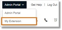 Administrators should switch from teh Admin Portal to My Extension to see the Settings tab.