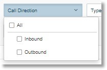 You can filter based on Types of call