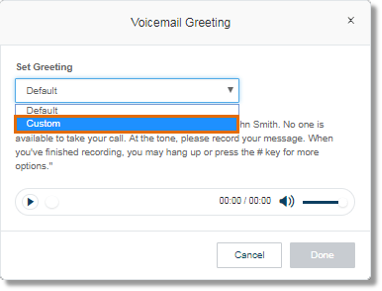 Voicemail Setup User's voicemail greeting | Admin | AT&T Office@Hand #2737  - Asecare