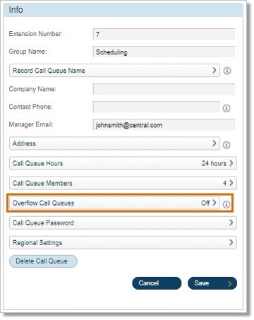Click Overflow Call Queues