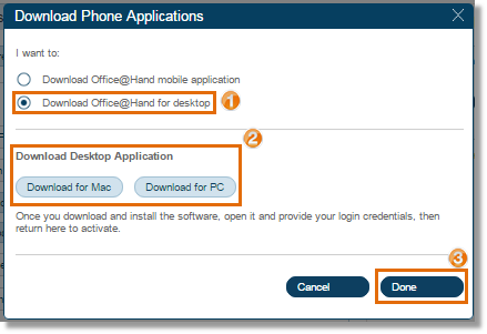 Desktop App download and activation #8031 - Asecare