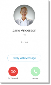 Incoming Call Screen
