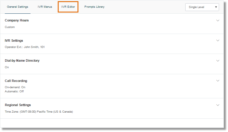Click IVR Editor