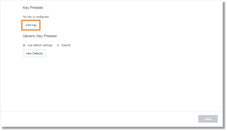Click Add Key.