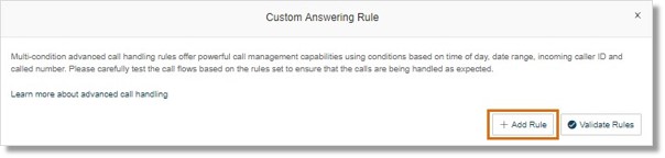 Click Add Rule.