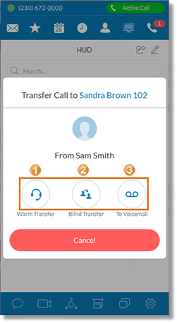Three options to transfer