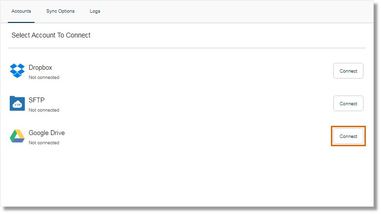 Click Connect