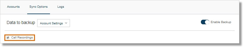 Account settings