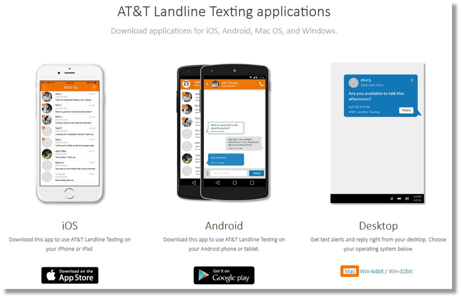 texting app for mac android phone