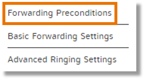 click Forwarding Preconditions