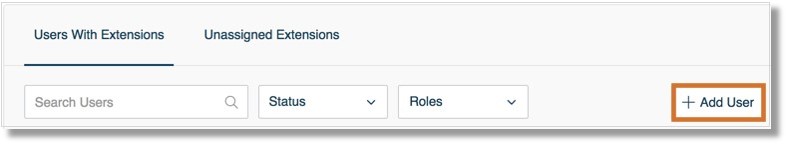Click the Add User button.