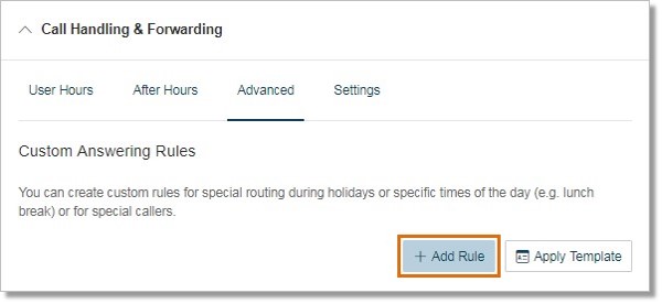 Click Add Rule.
