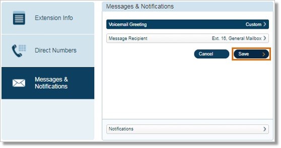You will be redirected to the Announcement settings section. Click Save.