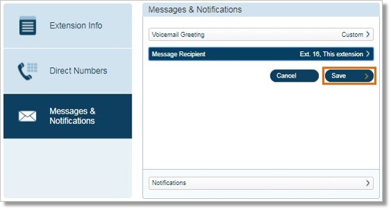 You will be redirected to the Announcement settings section. Click Save.