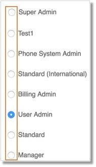 Select a Role then click Save.