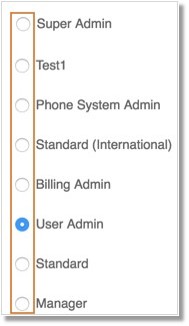 Select a role to use as a starting point. Click Next to proceed.