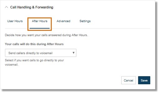 Decide how you want your calls answered during After Hours.