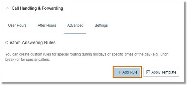 Click Add Rule.
