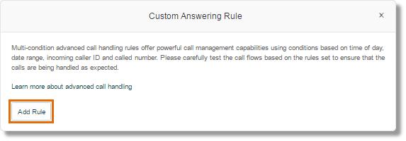 Click Add Rule.