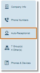 Click Auto-Receptionist.