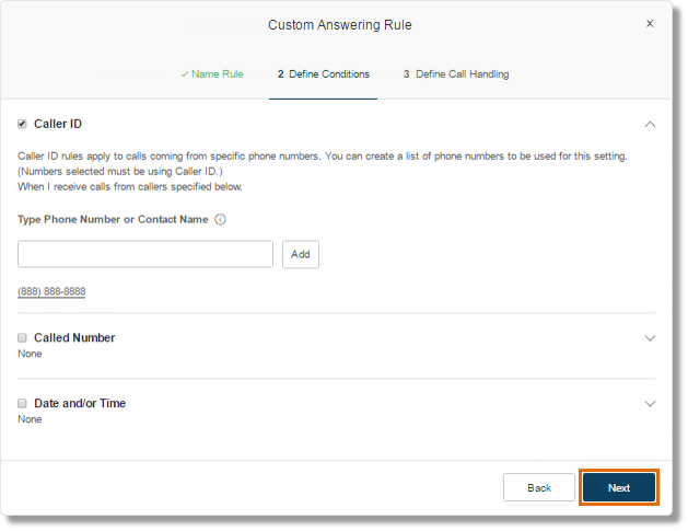 To delete an entry, point your mouse cursor over the number that you want to delete and then click the X icon. Once done, click Next.