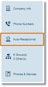 Click Auto-Receptionist.