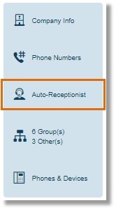 Click Auto-Receptionist.