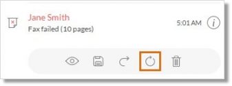 Click Resend.