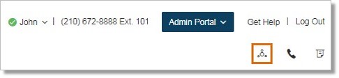 Administrators and Users can log in to Office@Hand account, then click the button located below the Get help link.