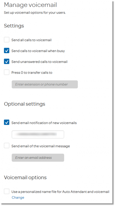 ect or deselect the check boxes to the left of all options.