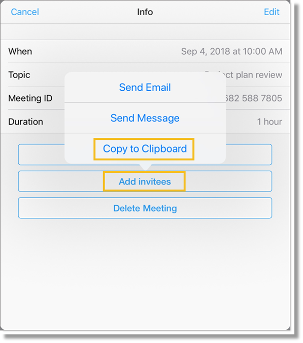 Copy A Meeting In AT T Collaborate Asecare