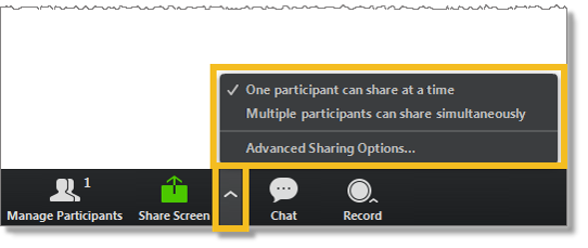 Sharing options (web and desktop)