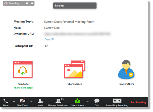 Meeting space (web and desktop)