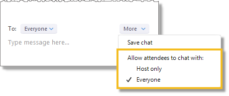 Manage chat settings (web and desktop)