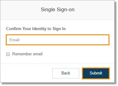 Enter your Email Address and click Submit.