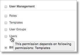 Permissions when enabled, can grant access or ability to modify multiple functions and features.