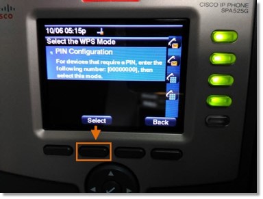 On your phone, with PIN Configuration highlighted, press Select. 